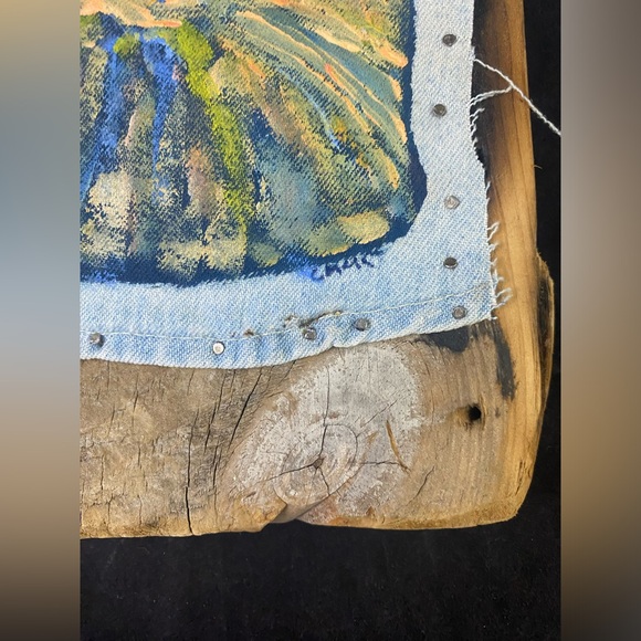 Lighthouse Nautical Art Driftwood Candace McKellar, Maine Hand Painted Signed - Picture 2 of 9